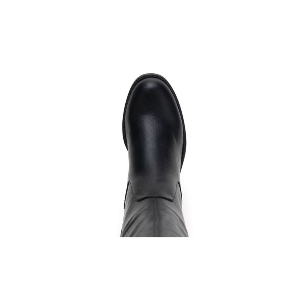 SUN STONE Womens Black Memory Foam Gore Zipper Allicce Round Toe Boots 5.5 M - Picture 3 of 4